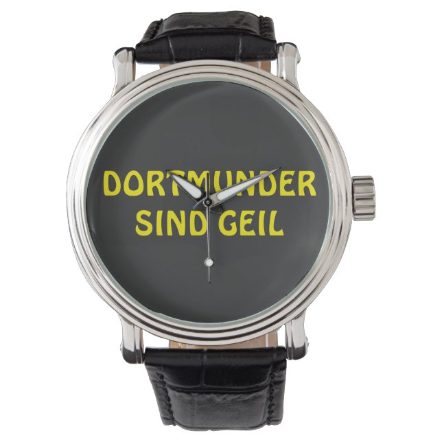 Reloj De Pulsera Dortmunder sind geil Design (Anverso)