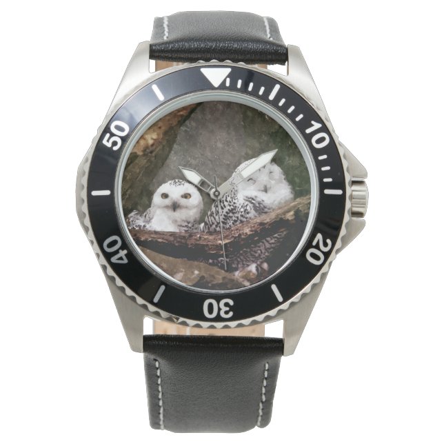 Reloj De Pulsera Dos búhos (Anverso)