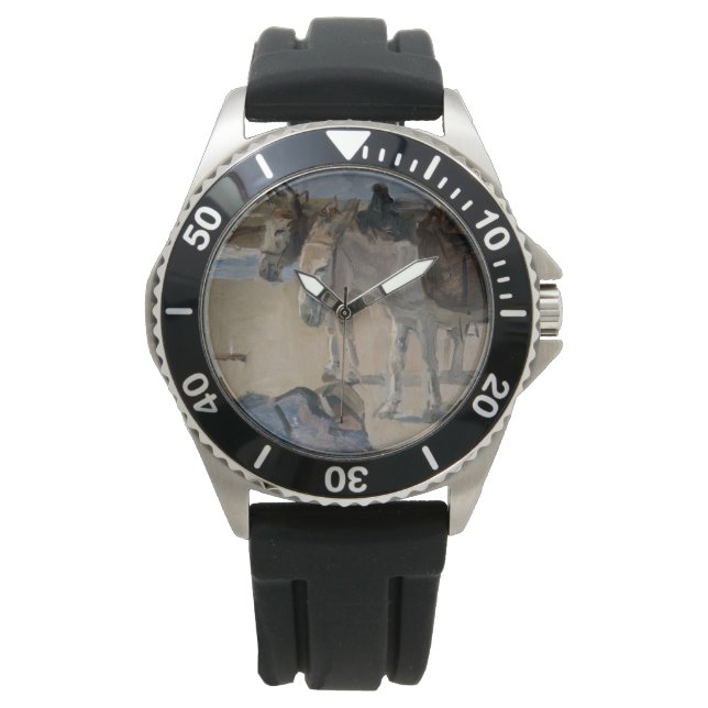 Reloj De Pulsera Dos burros (de Isaac Israels) (Anverso)
