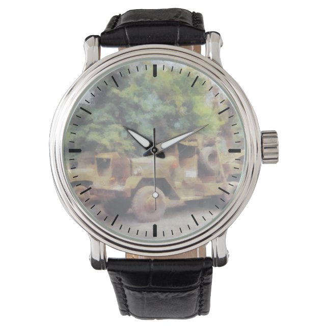 Reloj De Pulsera Dos camiones del ejército (Anverso)