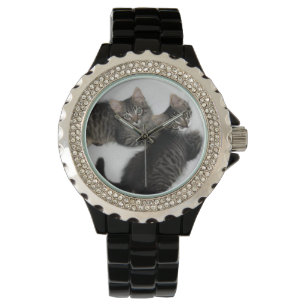 Reloj De Pulsera Dos gatitos rescatados Watch