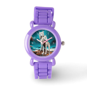 Reloj De Pulsera Dos lobos árticos