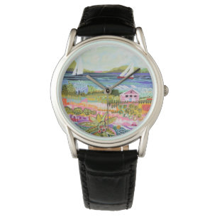 Reloj De Pulsera Dos veleros y cabañas