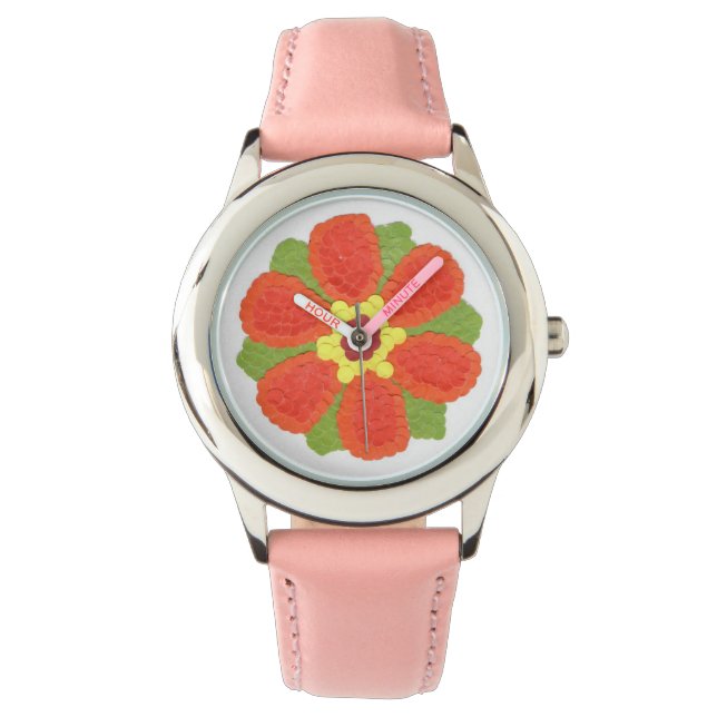 Reloj De Pulsera Dotty Flower Kid's Stainless Steel Watch (Anverso)