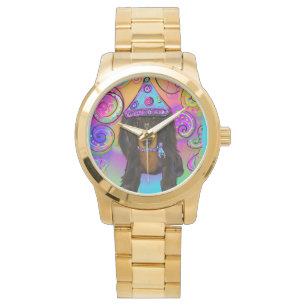 RELOJ DE PULSERA DOXIE NEGRO DE PELO LARGO   