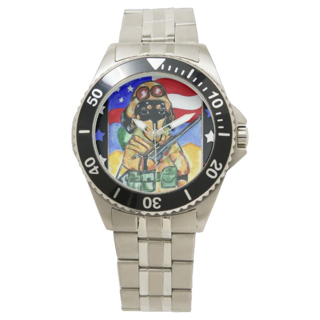 Reloj De Pulsera Doxie Soldier (Anverso)