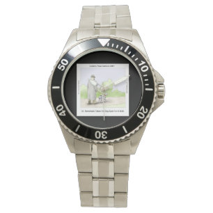 Reloj De Pulsera Dr Rorschach y Perro Encuentran Divertido a Rick L