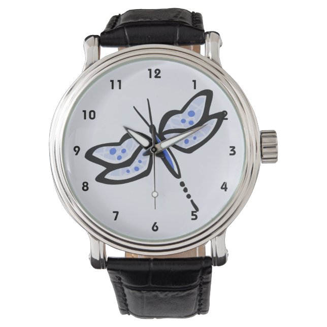 Reloj De Pulsera Dragón azul real (Anverso)