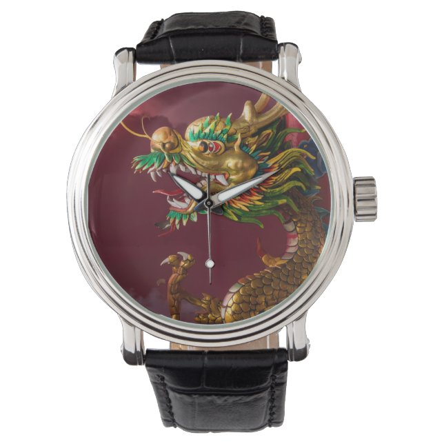Reloj De Pulsera dragón chino (Anverso)