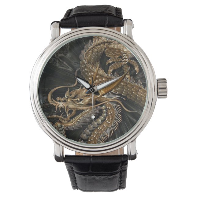 Reloj De Pulsera Dragón chino (Anverso)