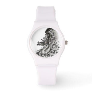 Reloj De Pulsera Dragón chino en tatuaje