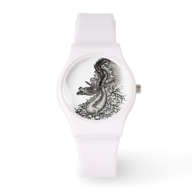 Reloj De Pulsera Dragón chino en tatuaje (Anverso)