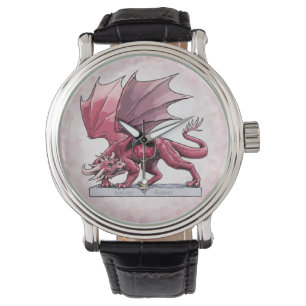 Reloj De Pulsera Dragón de enero Birthstone - granate