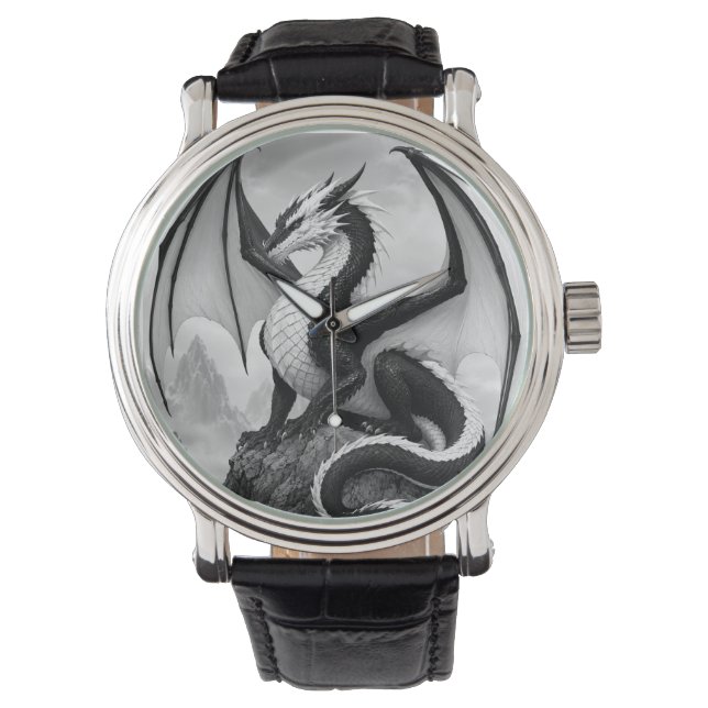 Reloj De Pulsera Dragón de la llama de la sombra (Anverso)
