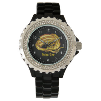 Reloj De Pulsera Dragón dorado