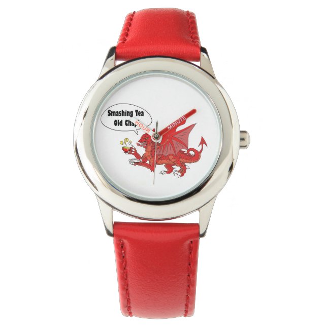 Reloj De Pulsera Dragón Rojo de Gales (Anverso)