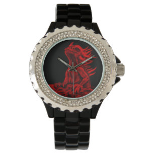 Reloj De Pulsera Dragón rojo pequeño