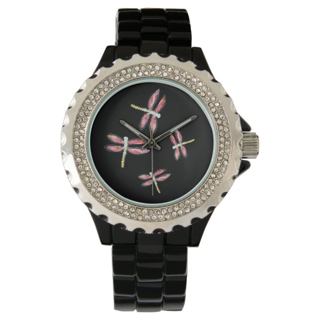Reloj De Pulsera Dragón rosa bailando (Anverso)