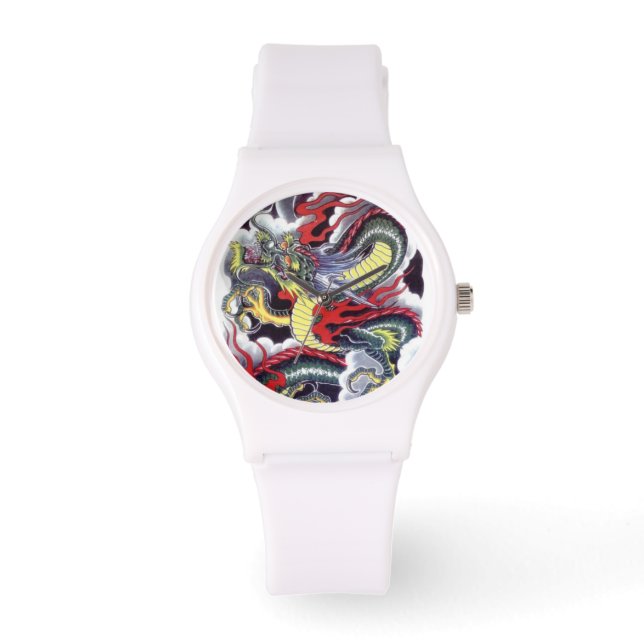 Reloj De Pulsera Dragon Tattoo Design Watch (Anverso)