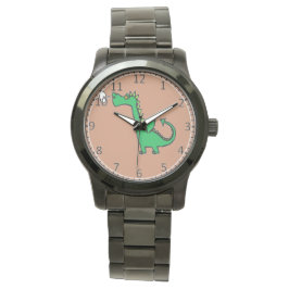 Reloj De Pulsera Dragón verde respiratorio al aire