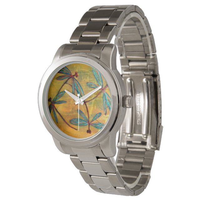 Reloj De Pulsera Dragonfly Haze (Angular)