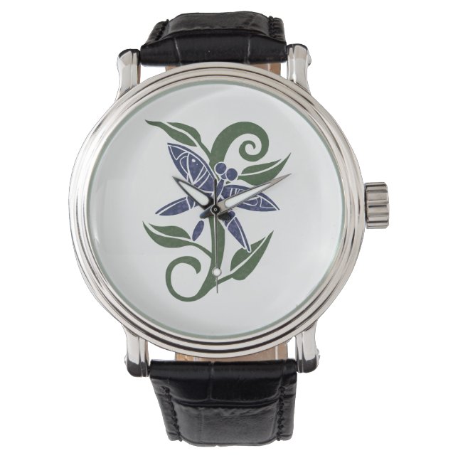 Reloj De Pulsera Dragonismo azul (Anverso)
