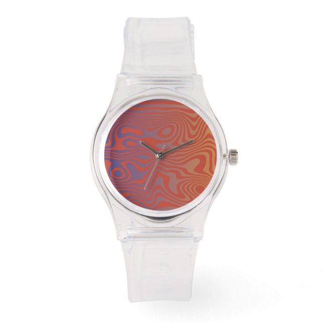 Reloj De Pulsera Dream Flow l Abstract Trippy Pattern - No. 01 (Anverso)