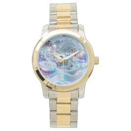 Reloj De Pulsera Dreamy Winter Wonderland Lights