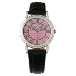 Reloj De Pulsera Drin Purpurina Madre Watch