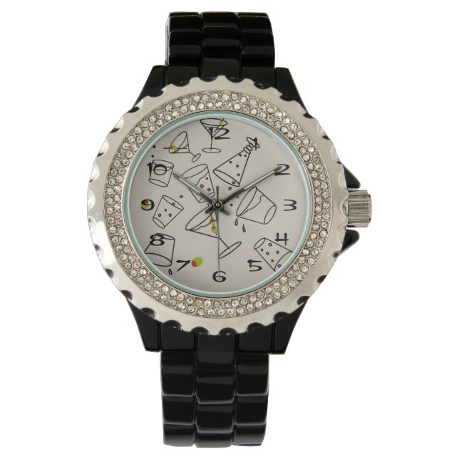 Reloj De Pulsera Drinks Acrylic eWatch Watch (Anverso)