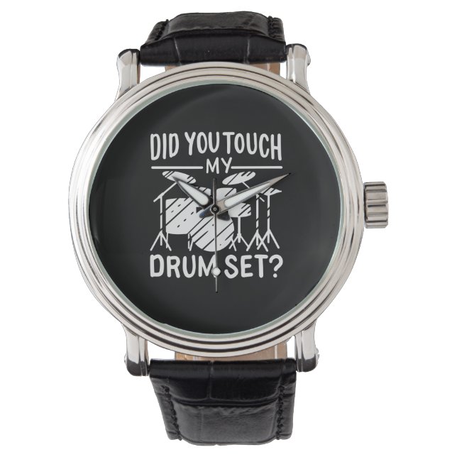 Reloj De Pulsera Drummer - Mi juego de tambores (Anverso)