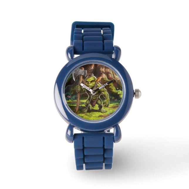 Reloj De Pulsera Duende guardián del bosque. (Anverso)