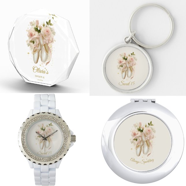 Reloj De Pulsera Dulce Rosé Ballet Soirée, personalizado (Subido por el creador)