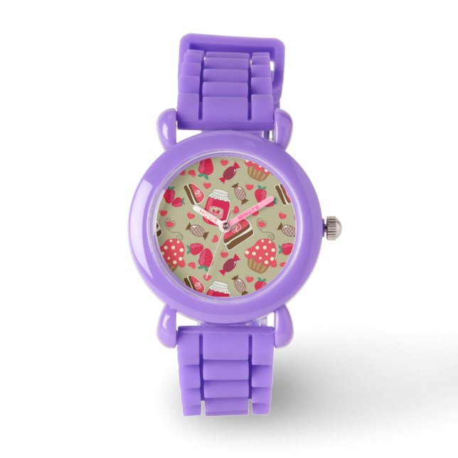 Reloj De Pulsera Dulces retro (Anverso)
