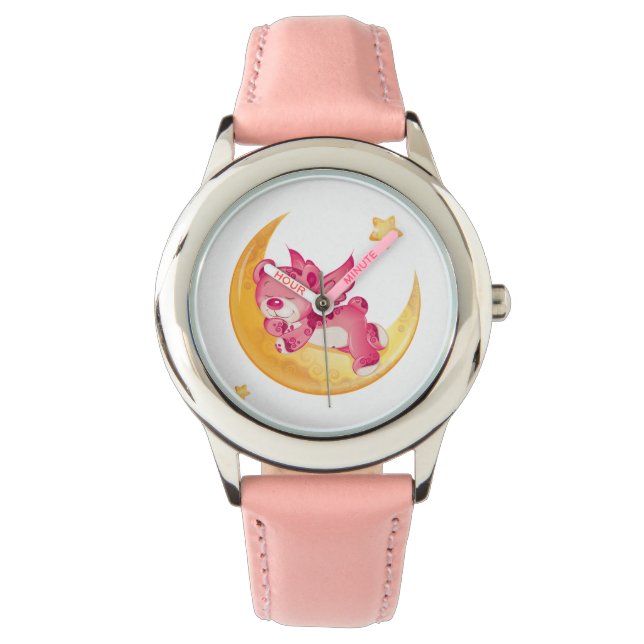 Reloj De Pulsera Dulces sueños con un oso de peluche (Anverso)