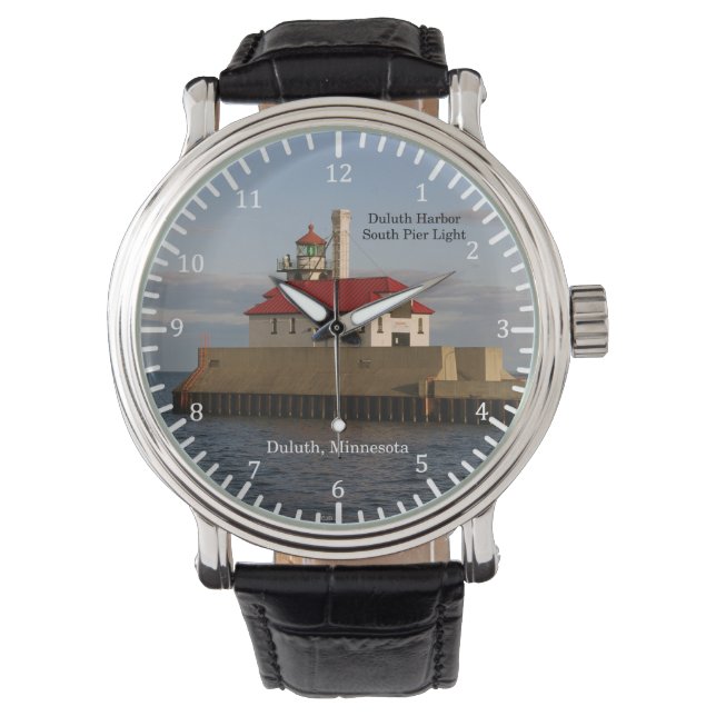 Reloj De Pulsera Duluth Harbour South Pier Light watch (Anverso)