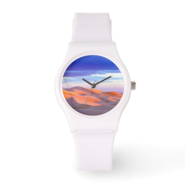 Reloj De Pulsera Dunas de arena glamis al atardecer (Anverso)