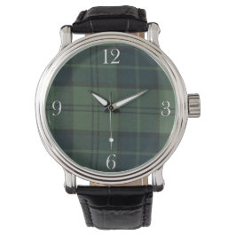 Reloj De Pulsera Dunbar Clan Escocia Highlands Tartan Watch