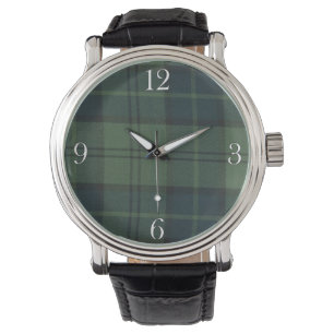 Reloj De Pulsera Dunbar Clan Escocia Highlands Tartan Watch