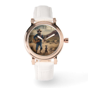 Reloj De Pulsera Dúo de suricatas: rasgueando juntos en armonía,