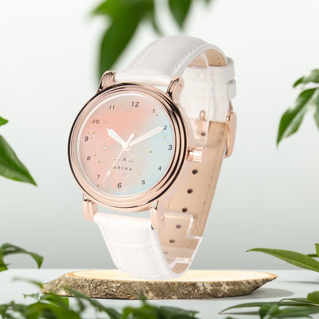 Reloj De Pulsera Dusty Peach eWatch personalizado y elegante (Subido por el creador)