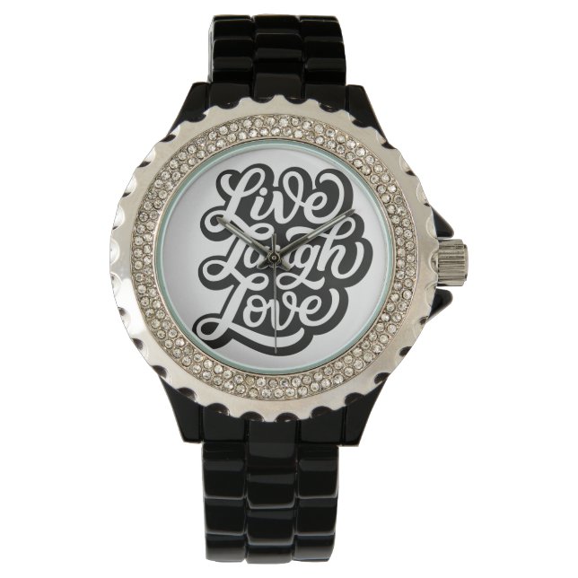 Reloj De Pulsera E Watch Live Love Laugh Women's Watch (Anverso)