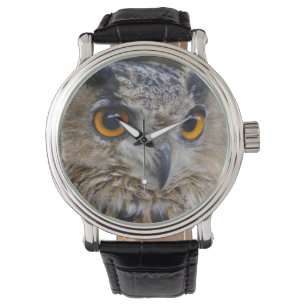 Reloj De Pulsera Eagle Owl Close-Up