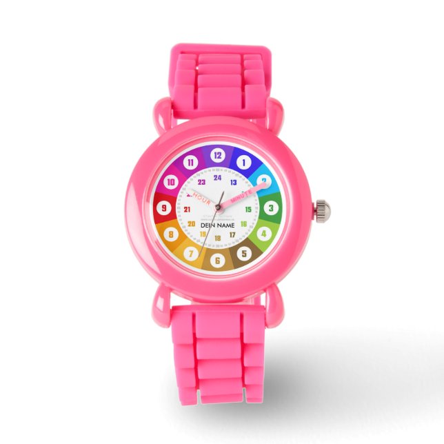 Reloj De Pulsera Echte Lernuhr für Kinder - Schlicht- EasyRead (Anverso)