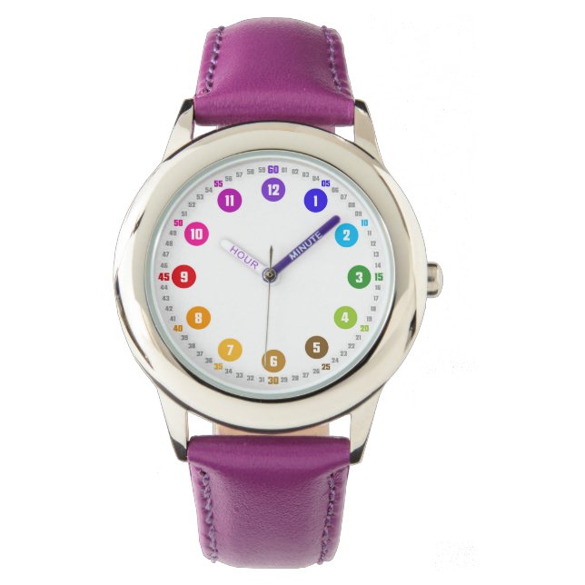 Reloj De Pulsera Echte Lernuhr für Kinder - Schlicht- EasyRead (Anverso)