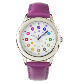 Reloj De Pulsera Echte Lernuhr für Kinder - Schlicht- EasyRead