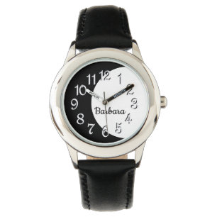 Reloj De Pulsera Eclipse Personalizado En Black And White Watch