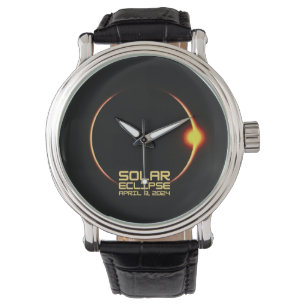 Reloj De Pulsera Eclipse solar 8 de abril de 2024