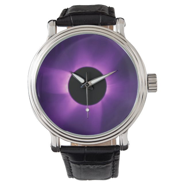 Reloj De Pulsera Eclipse Solar Artificial desde el Espacio (Anverso)