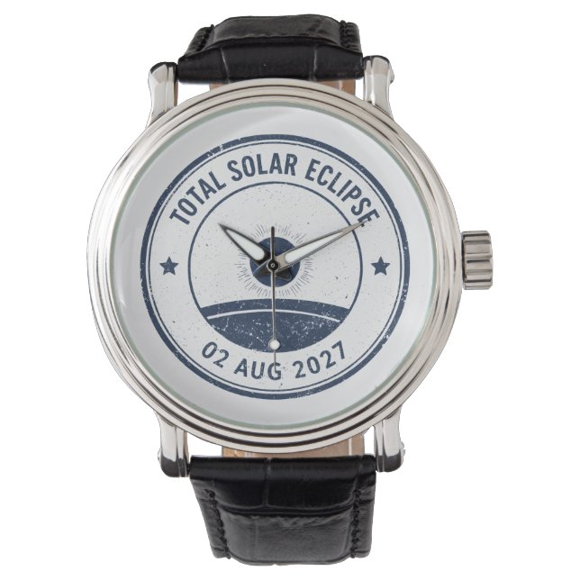 Reloj De Pulsera Eclipse solar del 2 de agosto de 2027 (Anverso)